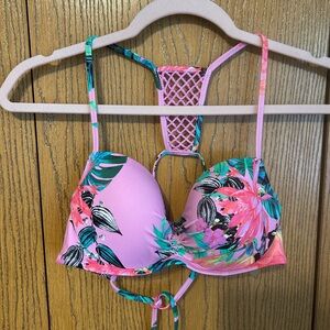 Tropical bikini top